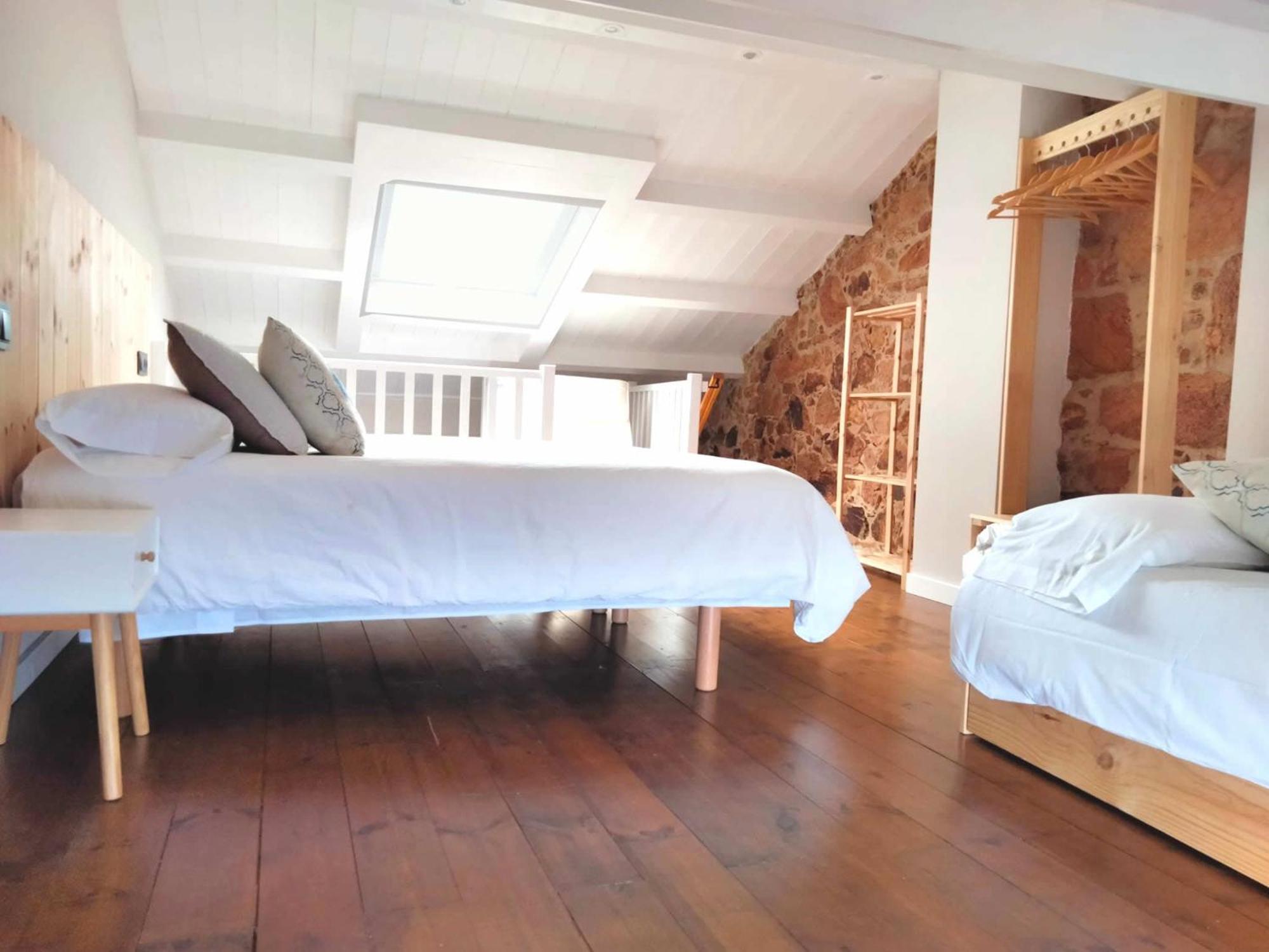 Vila Mariña. Casa marinera con terraza sobre el mar en Caión Cayón Quarto foto